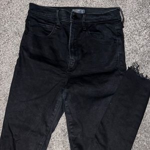 Abercrombie ultra high rise super skinny jeans